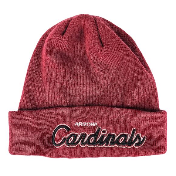 Arizona Cardinals Reebok Beanie Hat Embroidered Design Red NFL Cap One Size - Picture 1 of 3